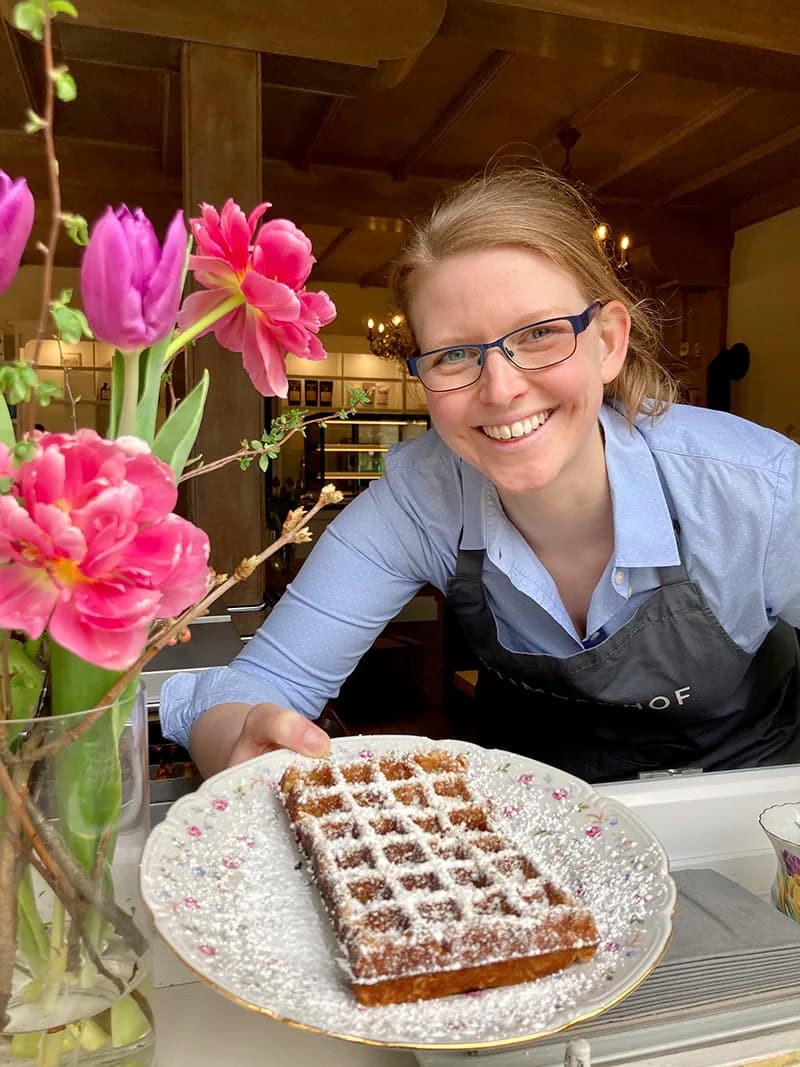 Sabrinas Apfel Waffel